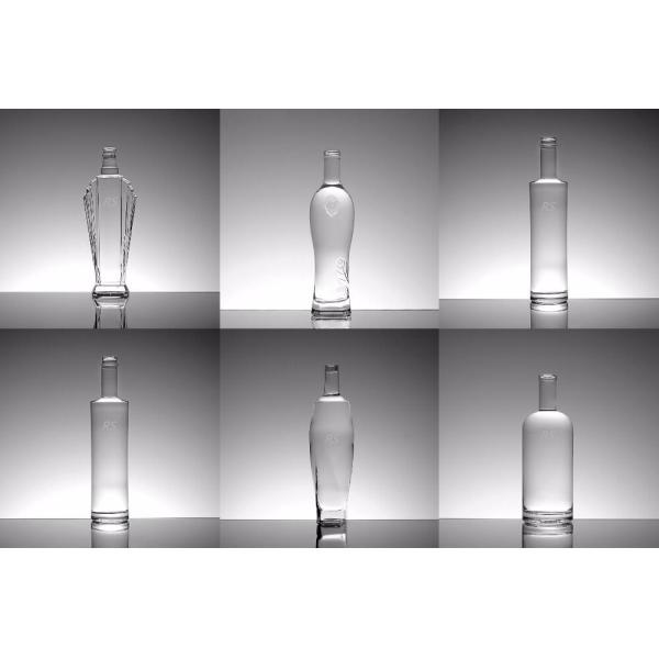 500ml 700ml 750ml Bulk Empty Whisky Rum Brandy Drink Glass Liquor Bottles for Wine
