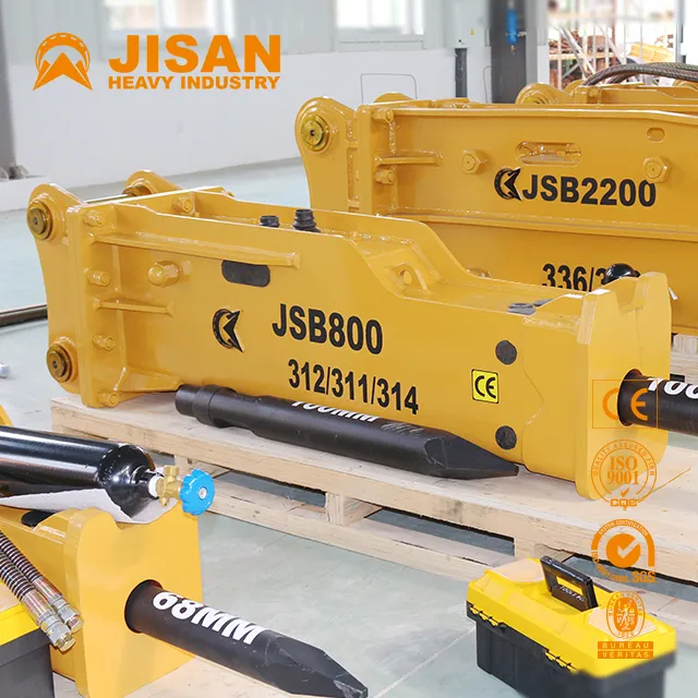 Highly Durable Hydraulic Rock Breaker For Excavator Demolition And Construction