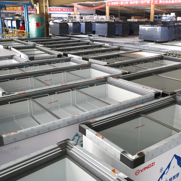 Wholesale Commercial Refrigeration Cooler Display Glass Door Cooler Vertical Beverage Beer Fridge Freezer