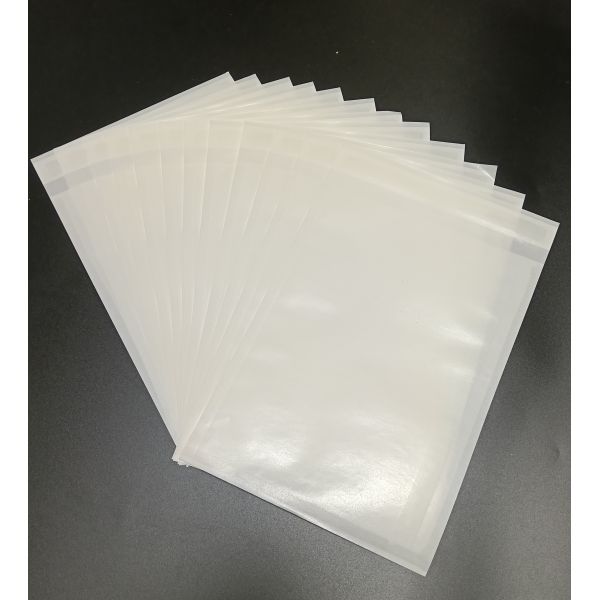 Sacs en papier en verre auto-scellés 100% recyclables avec logo personnalisé Sacs en papier biodégradables