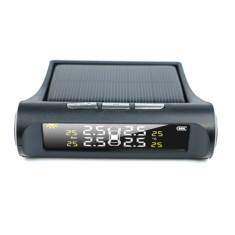 High Precision Digital Display Car Tire Pressure Monitor New Internal External Solar Sensor TPMS Detection System Model S2 1Y
