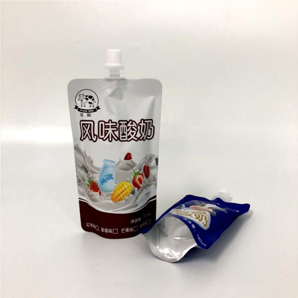 Smell Proof Spout Pouch Packaging , Custom Plastic Baby Food Pouches Jam Shaped