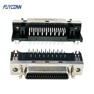 Do pino fêmea R/A fêmea de SCSI 36 do conector do PWB conector servo SCSI