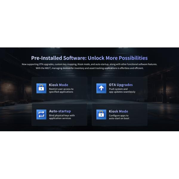 Водостойкий 8 дюймовый прочный M81T Промышленный Android 14/GMS Tablet 700nit Wifi/BT/4G IP65 1-