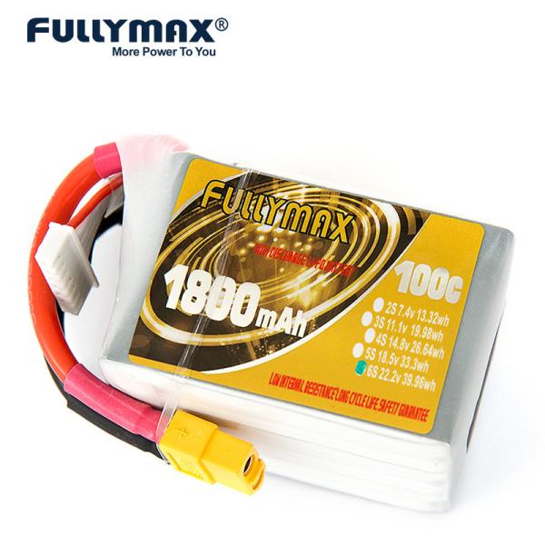 4s Lipo Battery Xt60 1800mah 14.8v 100c Fpv Lipo Battery Jst-Xhr Li-Polymer Battery