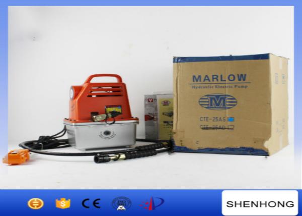 Lightweight Overhead Line Construction Tools Electric Hydraulic Pump Motor CTE-25AS 700 Bar 10000PSI
