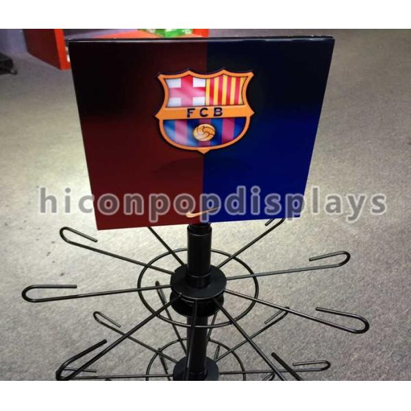 Keychains Steel Retail Store Fixtures 8 Hooks Per Tier For Supermarket