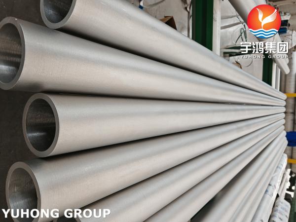 Tuyau en acier inoxydable duplex ASTM A790 S32205 pour l'industrie pétrolière et gazière