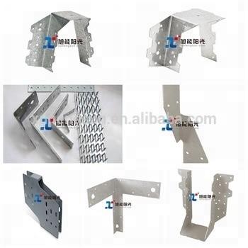 Stamping Parts Durable Stamped Timber Joist Strap Wood Connectors for Construction
