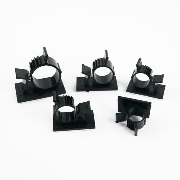 OEM Cable Clamps Plastic Clamp Cable Clips Steel Nail Line Card Square Round Plastic Wire Rope Clip Plastic Tent Shock Cord Hook