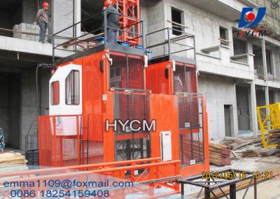 Elevador de elevação de edifícios de construção para passageiros 2*1000 kg Capacidade de carga