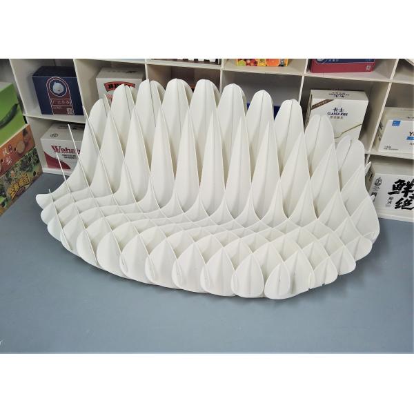 Стула мебели выставки столкновение рифленого пластикового анти-