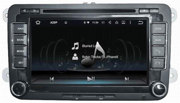 Ouchuangbo auto radio 2G RAM dvd player for Volkswagen Caddy Eos Jetta with Androi 7.1 AUX-IN MP3 FM USB SWC Function