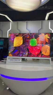 55 Inch 4G / 3G OLED Digital Signage Transparent Advertising Player