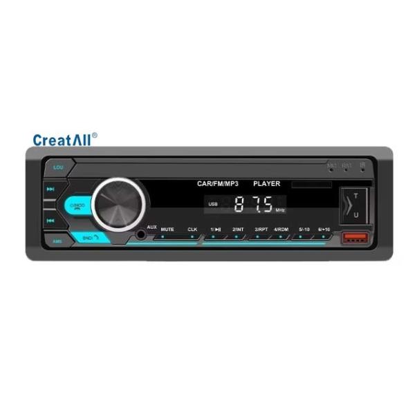 Creatall Ai Smart BT Wireless Car MP3 Player with USB Connection and Radio Positioning New Lossless Music Car Charger Included