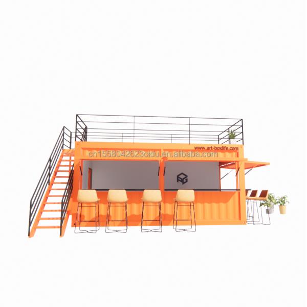 Affordable 20ft or 40ft Shipping Container Prefabricated Shops Stores with Aluminum Alloy Windows