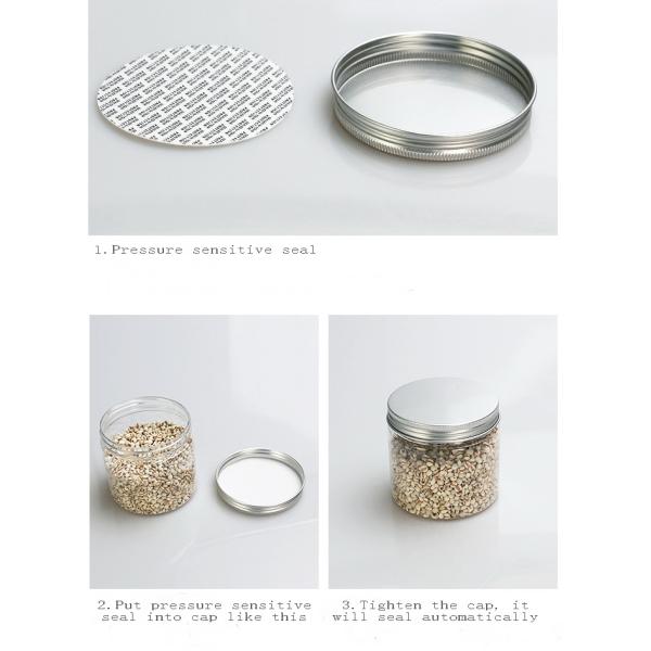 Dried Fruit Flower / Tea Kitchen Storage Bottles , Safe Airtight Plastic Jar