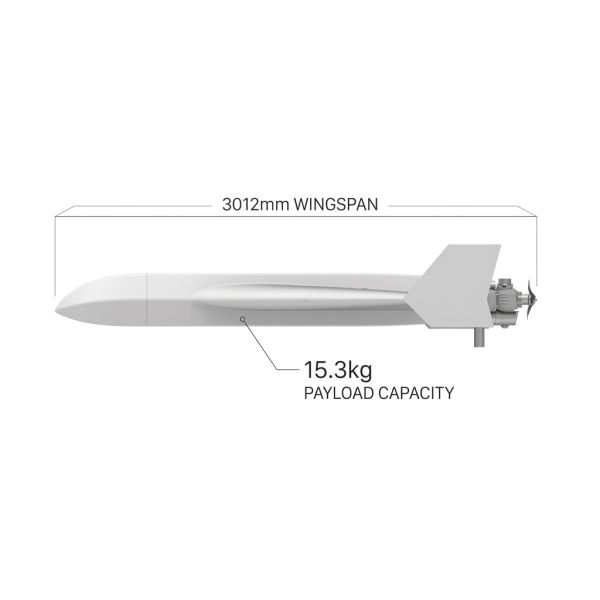Electric / Hybrid S.10 VTOL Fixed-Wing Special Mission VTOL UAV 3012mm Wingspan 15.3kg Payload 4644m Ceiling