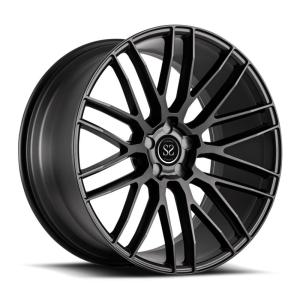 le monoblock forgé noir argenté hyper de luxe de voitures de tourisme de sport