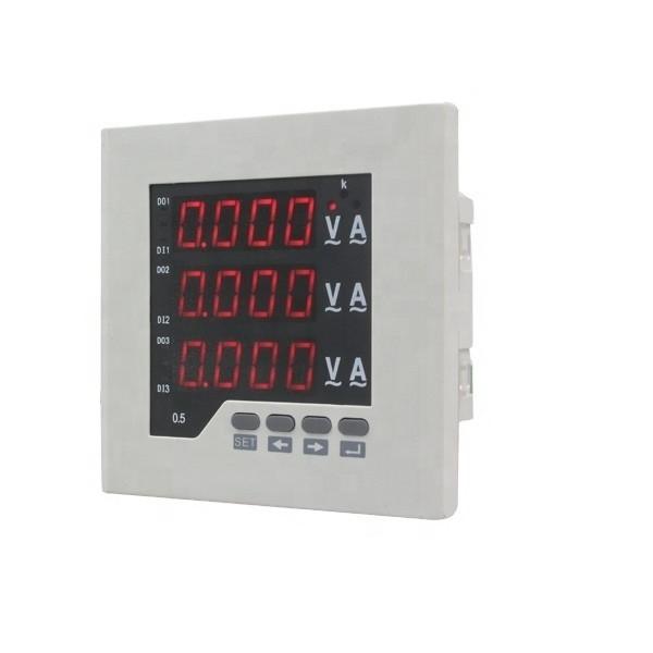 Intelligent Digital Square mini Multi-function monitoring amp volt meter