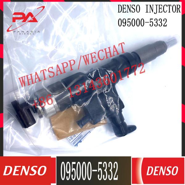 Injetor de combustível comum original 095000-5332 DLLA155P843 do trilho para HINO OE 23910-1380/23670-E0150/23670-E015