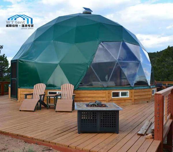 Rainproof Big Dome Tent For Camping Service Life 8 - 10 Years