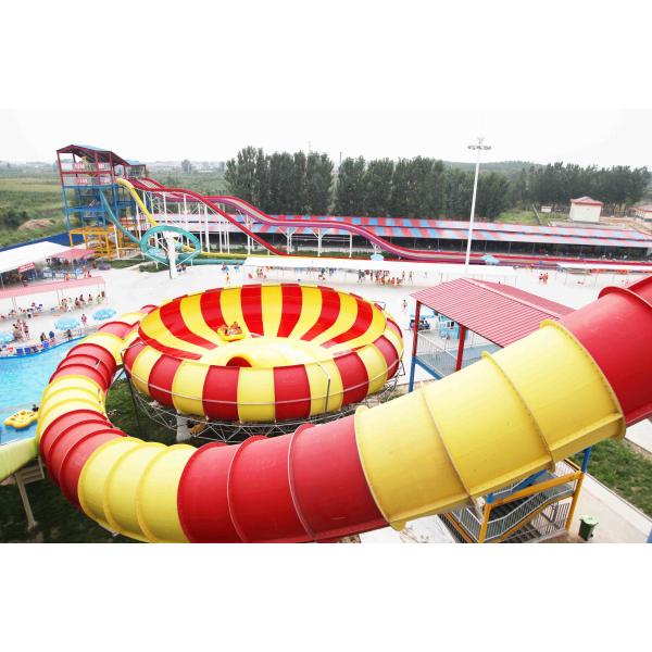 Покрашенные скольжения воды стеклоткани изготовленные на заказ, взрослое длиннее скольжение воды