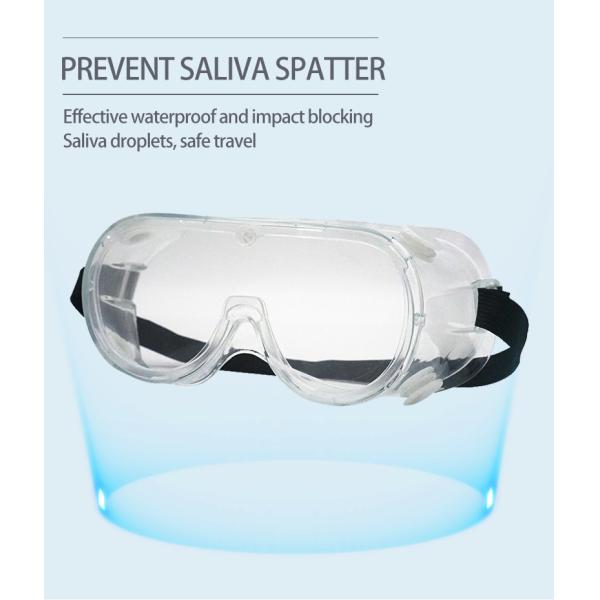 Изумленные взгляды безопасности PVC CE анти- химические медицинские наблюдают защитное 160*85mm