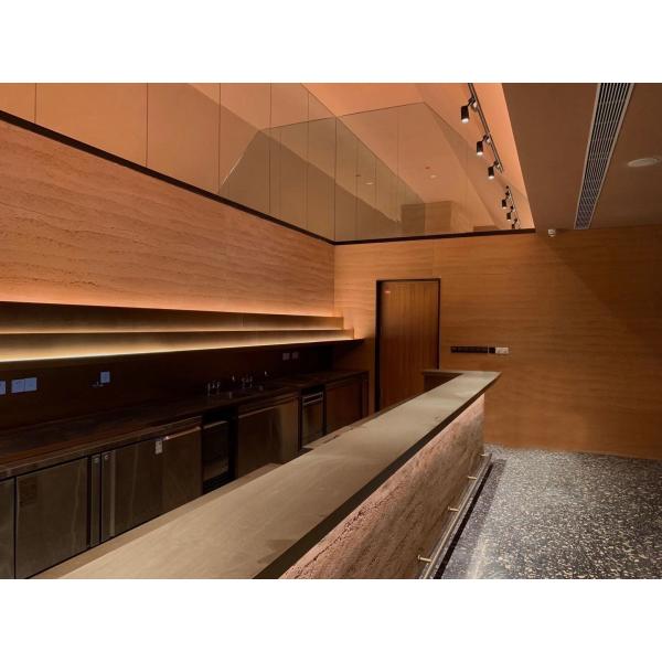 Tuiles extérieures solides enfoncées de mur intérieur de pierre naturelle de panneau de la terre