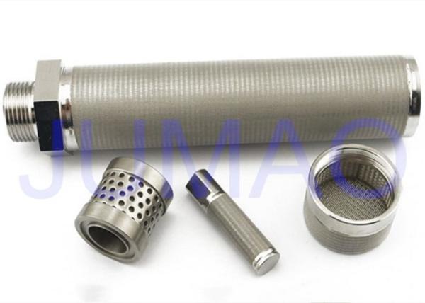 316 L Sintered Stainless Steel Filter Elements High Mechanical Strength