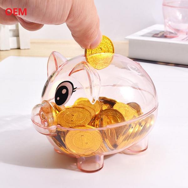 Customized Colour Cute Piggy Bank Money Box for Kids Gift Port of Delivery Shenzhen