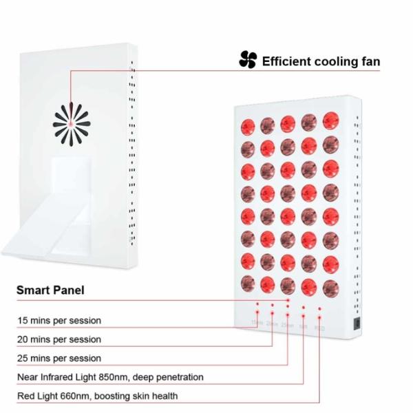 Home 850nm 660Nm LED Red Light Therapy 200W Handheld For Pain