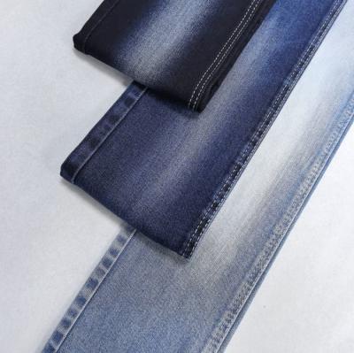 Super Soft Tri Core Desizing Cotton Spandex Dark Blue Denim Fabric 11.5oz
