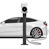 Carregador CA de nível 0,5 com plugue tipo 2 e design de montagem na parede