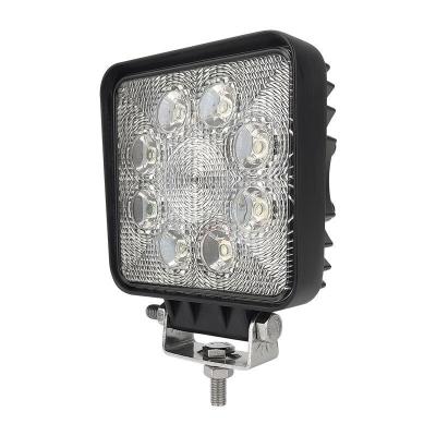 Waterproof 12V 24V DC 24W LED Working Light Flood Beam