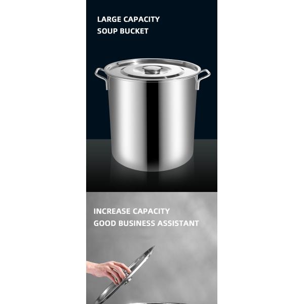 Бак коммерчески ведра нержавеющей стали 201 сверхмощный варя