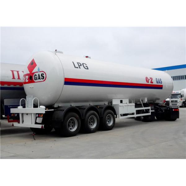 3 Axle 50000 L LPG Tank Semi Trailer 50M3 25T 56M3 Volume Customized ISO 9001 Approved