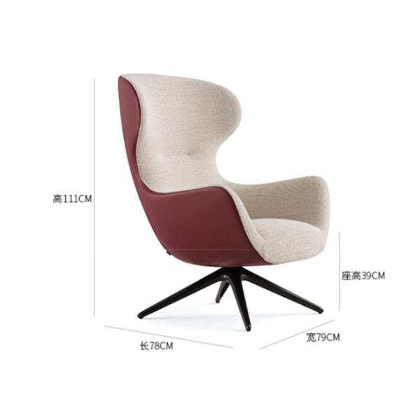 Luxury Hotel lobby chair Living Morden Simple Style Furniture Reception Sofa Chair