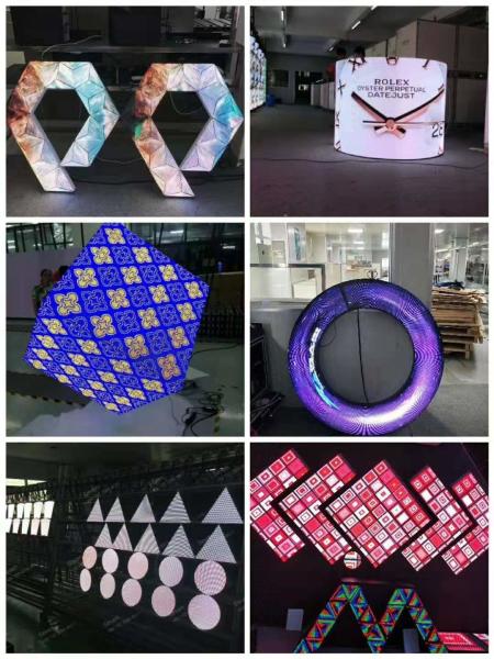 Creative Full Color Flexible Oled Panel Screen Wall Soft Module Customized