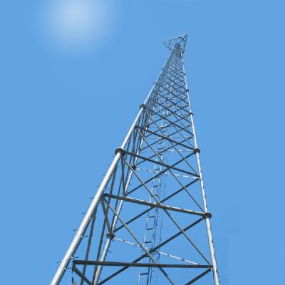 Autossuficiente torre de aço tubular de 50M/S 60m