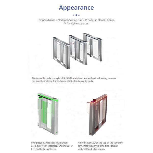 AnKuai DC бесбрюшевой двигатель Slim High Speed Gate Турнстиль барьер для железнодорожного вокзала