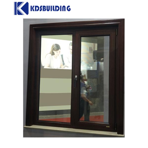 KDSBuilding Black Swing Out Casement Door And Windows Wooden Window For House Solid Wooden Window European