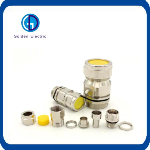 IP66 IP68 Взрывостойкие металлические кабельные железы с никелевой латуней