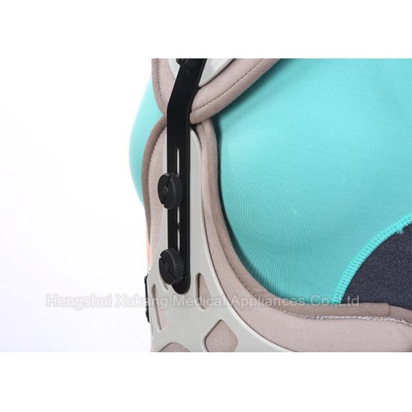 Adjustable Head Neck Chest Medical Orthosis With Aluminum Alloy And Plastic Plate