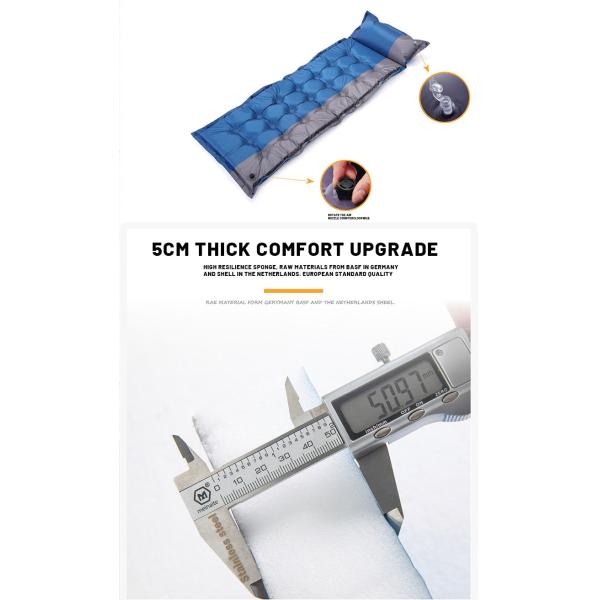 воздух пусковой площадки спать располагаясь лагерем кровати 192x60x5.0cm складной раздувной акриловый располагаясь лагерем