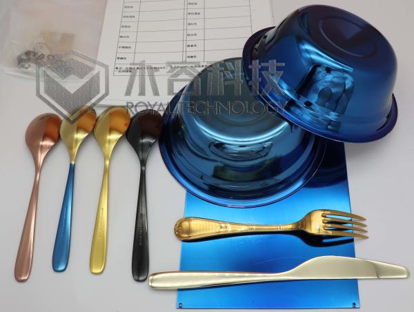 Gold, Brass, Black, Rose Gold, Chrome, Blue, Red, Green, Purple & Grey PVD