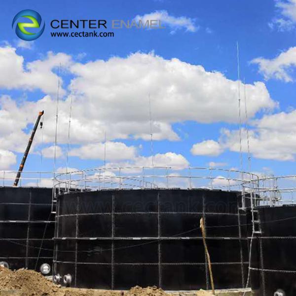Glass - Fused - To - Steel Bolted Chemical Tanks For Wastewater Treatment