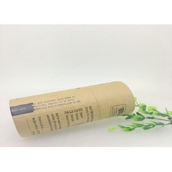 Cartón de cilindro impreso a medida de grado alimenticio forma redonda recipiente Kraft artesanía compostable embalaje de tubos de papel café té