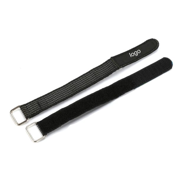 DANSKY Self-Binding Adjustable Black Carbon Battery Straps Hook Loop Lipo Strap FPV Drones Long Range RC Frame Kit Accessory