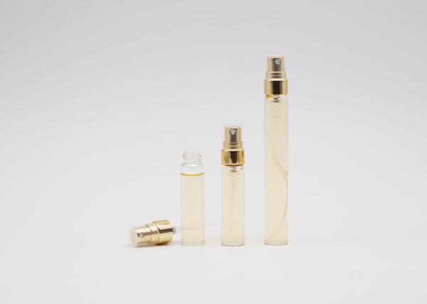 Atomiser Cylindrical Empty Glass Perfume Sample  Spray Bottles